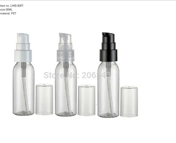 30 мл прозрачна кръгла пластмасова бутилка рамото или бутилка лосион или тоалетна вода Боттер с прес-помпа форма на птичи устата