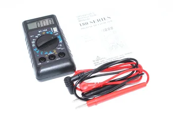 DT182 Extra Мини цифров мултицет с един сигнал за защита от претоварване джобен Волта Усилвател ohmmeter DC AC LCD преносим