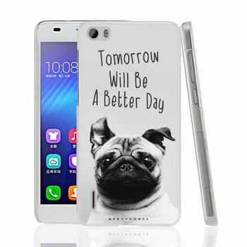 HAMEINUO Designs Cat Dog Cell phone Cover Case за huawei honor 3C 4A 4X 4C 5X 6 7 8 Година 3 Y5 Y6 2 II Y560 У 7 2017