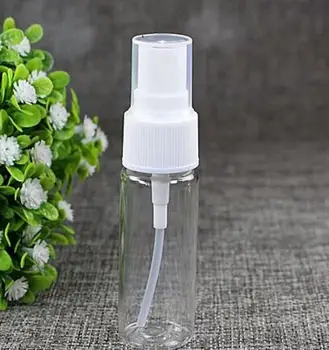 2000 бр./лот 20 мл прозрачен пластмасов спрей за еднократна употреба течна бутилка парфюм PET бутилка