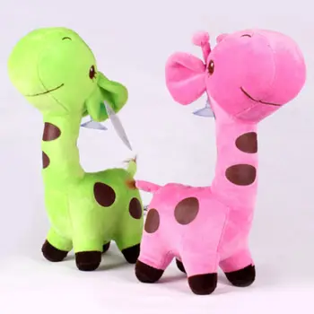1бр 25 см сладко плюшено жираф меки играчки за домашни любимци скъпа кукла бебе децата, подарък за рожден Ден 6 цвята