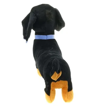 Мека такса плюшен черна наденица Buddy Dog Toy Buddy Dog Secret Life of Пет рожден ден подаръци за деца 30 см/12 инча