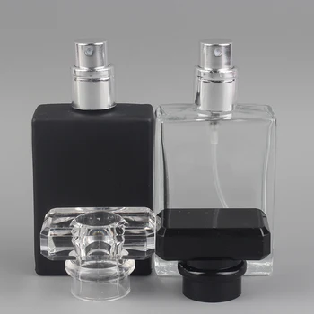 B034 50шт 30 мл прозрачна стъклена бутилка празна бутилка парфюм спрей спрей спрей бутилка може да се пълни с преносим пътуване