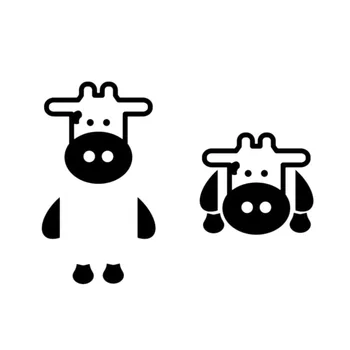 1бр прекрасен млечна крава на едрия рогат добитък, преминете стикер за декорация на дома карикатура детски спалня стикери за стена аксесоари за дома стенописи децата подарък