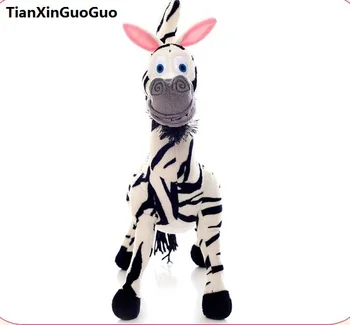 нов стил, около 28 см карикатура зебра плюшен играчка мека кукла за подарък за рожден ден s0941