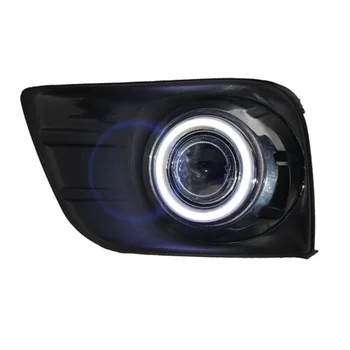 За Toyota Land Cruiser Prado J150 LED Angel Eyes DRL жълто сигнален фенер H11 халогенни / ксенонови фарове за мъгла с обектив проектор