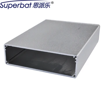 Superbat 110*79*24mm Amplifier ПХБ Instrument Electronic Enclosure Extruded Silver Aluminum Junction Box Case 4.33