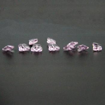 Розов цвят на 14 мм 500 бр. Crystal butterfly мъниста Сам полилей част на кристалното стъкло осветление на окачването, аксесоари за пердета