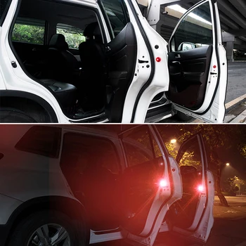 KAHANE 2x LED Car Door Warning Light строб лампа на колата за Hyundai Tucson Creta Solaris i30, ix35 Honda Civic Fit Accord CRV