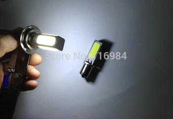 2 елемента x супер бял 20 W S25 1156 7506 BA15S COB LED мигач или резервна лампа за заден ход лампа с нажежаема жичка