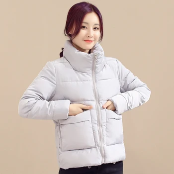 зимно палто дамско от корейска версия на малкия futon палто кратък период от студентска стисна дрехи мек медицински сестри памучни палто