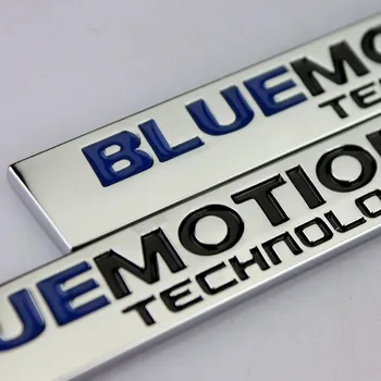 Blue Motion Technology Metal Car Grill Emblem Body Sticker Badge за Volkswagen VW Polo Tiguan Passat B5 B6 B7/Golf 4567 MK4 567