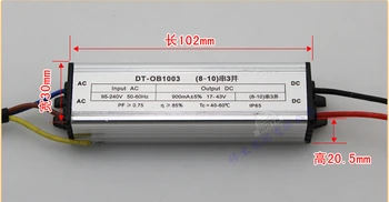 100 бр. / лот fedex fast 30 W, 900ма източник на постоянен ток led драйвер(вход 95-240 в/изход 17-43 в)