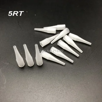 5RT-вземане 100pcs висококачествени пластмасови постоянни игла за грим накрайници на капсули (3,5 мм)