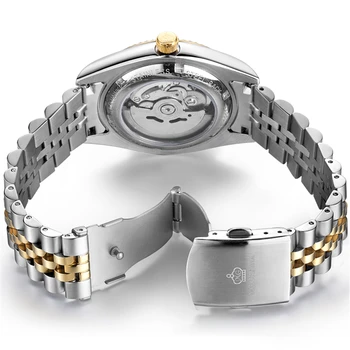 Relogio Masculino ORKINA луксозна марка каишка от неръждаема стомана аналогов дата мъжки автоматичен часовник ежедневни часовници мъжки ръчен часовник