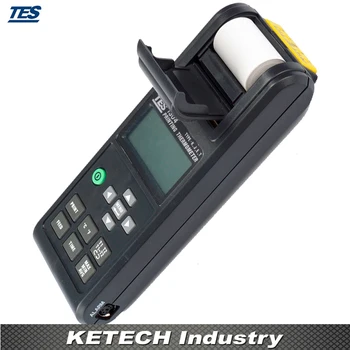 Ръководство цифрови печатни термометър K. J. E. T. термопара вход TES1304