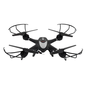 Нов прием на MJX X401H WIFI FPV 0.3 MP HD Camera Drone RC Quadcopter Altitude Hold 3D Flip Helicopter RTF-черен