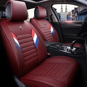 Нови изкуствени кожени авто универсални калъфи за столчета за автомобил Mazda 3 6 gg gh gj 2016 2017 2013 2012 2011 2010 2008 калъфи за възглавници