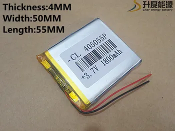 3.7 V 1800mAh 405055 литиево-полимерна Li-Po литиево-йонна батерия за Mp3 MP4, MP5 GPS PSP bluetooth mobile