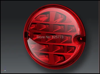 Противотуманная фаровете червен цвят с 15 бр подсветка сигурност фарове за камион ремарке задни светлини led