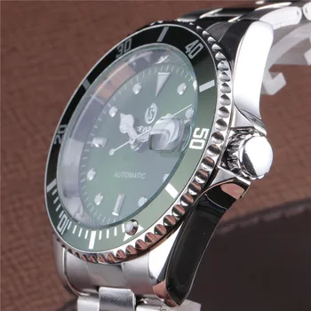 SEWOR неръждаема стомана мъжки ръчен часовник Auto Date Top Brand луксозни спортни автоматични механични часовници армейските военни часовници