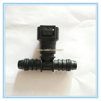 9.89 мм-ID10 чай пластмасов конектор конектор авто топливопровод бърз конектор пластмасови фитинги, свързващи гумена тръба