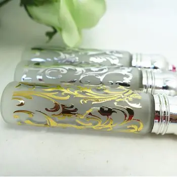 10 мл тръба Директно Кръгла бронзирующая стъклена парфюм дозирующая тръба пробирка топчета козметична бутилка F20171563