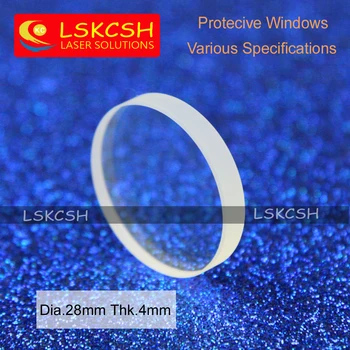 5pcs 0-2000W OG Y D28 D4 Лазерни защитни леща / огледала/crystal 1064nm за влакно-лазерно рязане на вътрешния кварцово стъкло