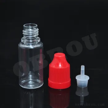 100шт 10 мл 30 мл празна бутилка течност PET пластмасови бутилки с капкомер със защита от деца капачка и дълги, тънки връхчета прозрачна бутилка капки за очи