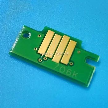 PFI-706 PFI 706 C M Y R BK MK 6 цвята тонер касета чипове за Canon iPF8410se принтер съвместими чипове показват нивото на мастилото