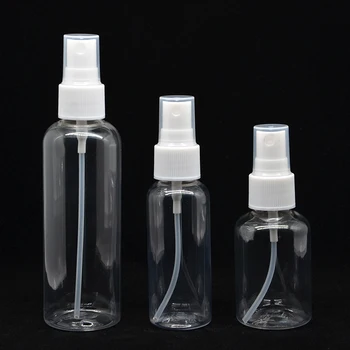 (50 бр./лот)с високо качество на 20 мл преносим пътуване прозрачен парфюм спрей хидратиране на празен спрей бутилка грим инструменти