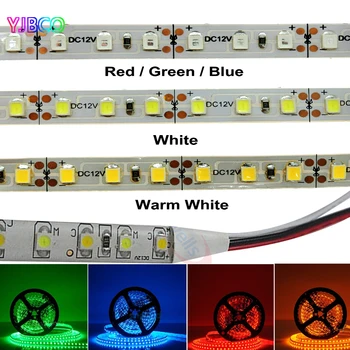 5m бял / топло бял / син / зелен/червен/жълт 120leds / м SMD3528 Гъвкава led лента Лента светлина, DC12V 600leds