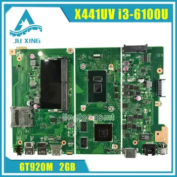 Оригиналът на дънна платка на лаптоп ASUS X441UV X441u X441UV REV2. 1 i3 6100U процесор графичен GT 920MX с 2 GB VRAM тестване