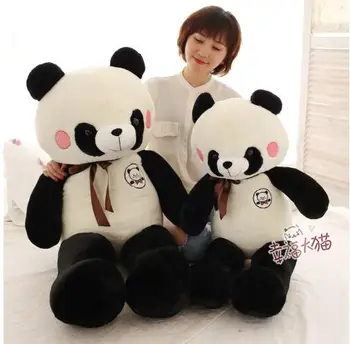150 см сладката панда плюшен играчка панда кукла голям размер възглавница подарък за рожден ден