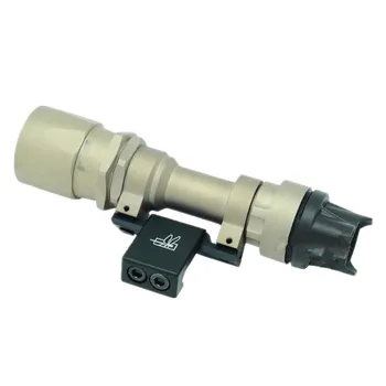 Закрепване на фенерче MIL620 OFF SET LIGHT MOUNT for tactical flashlight rifle scope metal black