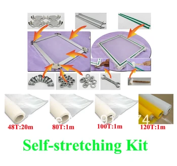 Бърза, безплатна доставка отстъпка 16x20 см ситопечат самостоятелно stretcher kit самостоятелно stretching tension frame T-shirt printer