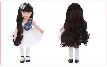 45 см мода американски Baby Doll ръчно изработени от силикон, винил подмладена кукли реалистични кукли, играчки за деца Коледна колекция