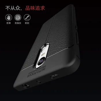Wolfsay Soft TPU Case For Xiaomi Redmi Note 4 Case кожена текстура Силиконова капачка телефон на Xiaomi Redmi Note 4X Корпуса 5.5 инча