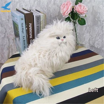 Fancytrader реалистична симулация сладки плюшени играчки животни персийската котка кукла реални снимки 28X18X21cm