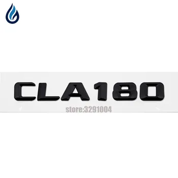 Черен пластмасов багажника на колата задните букви икона лого емблема стикер за Mercedes Benz CLA Class CLA200 CLA180 CLA45 AMG W117