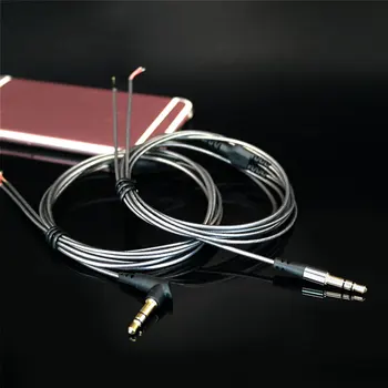 Hangrui 3.5 мм DIY 3 Щифта жак за слушалки аудио кабел ремонт слушалки подмяна на кабел 14 медно жило на проводник САМ MP3 TPE треска тел
