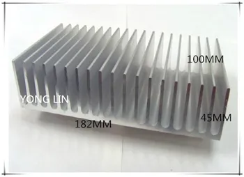 2 елемента плача/алуминиев радиатор/алуминий/висок клас радиатор-вентилатор / светодиодно осветление 100*182*45 led модул за захранване на плача
