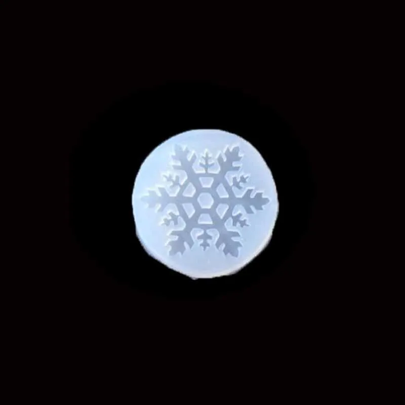 Снежинка течен силикон мухъл САМ смола бижута висулка колие с висулка lanugo мухъл смола форми за бижута