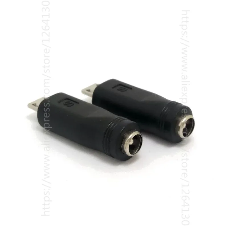 Нов 5.5 * 2.1 to Micro USB Jack, Micro 5Pin DC Power Charger адаптер конвертор жак за телефони, таблети