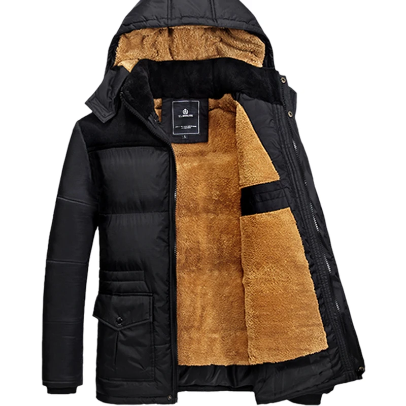 размер M-5XL зимно яке за мъже мъжко зимно яке марка мъжки дрехи casacos masculino гъст зимно палто
