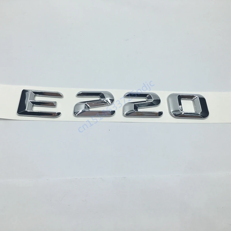 за Mercedes Benz W124 W211 E-CLASS E220 Е420 E430 багажника и задната емблема на иконата хромирани букви