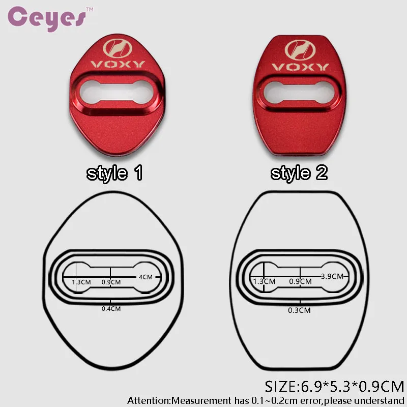Ceyes Auto Emblems Covers Car Styling JDM Case For Toyota Voxy Corolla, Camry Блатар Auris Alphard Car-Styling Stickers 4 бр./лот