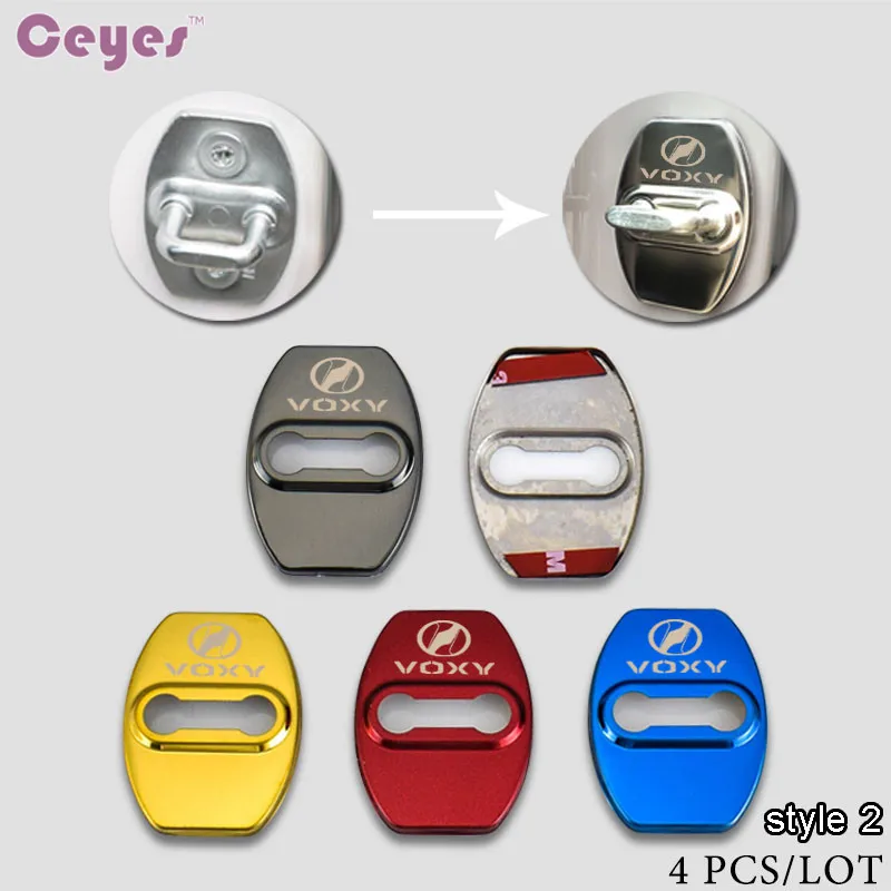 Ceyes Auto Emblems Covers Car Styling JDM Case For Toyota Voxy Corolla, Camry Блатар Auris Alphard Car-Styling Stickers 4 бр./лот