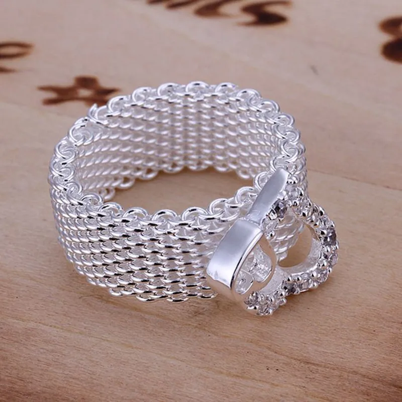 Пръстен посеребренное пръстен стерлинговое сребърни бижута пръстен заводските цени инкрустированное двойно сърце пръстен /BTXETBZM MLYVWFXD