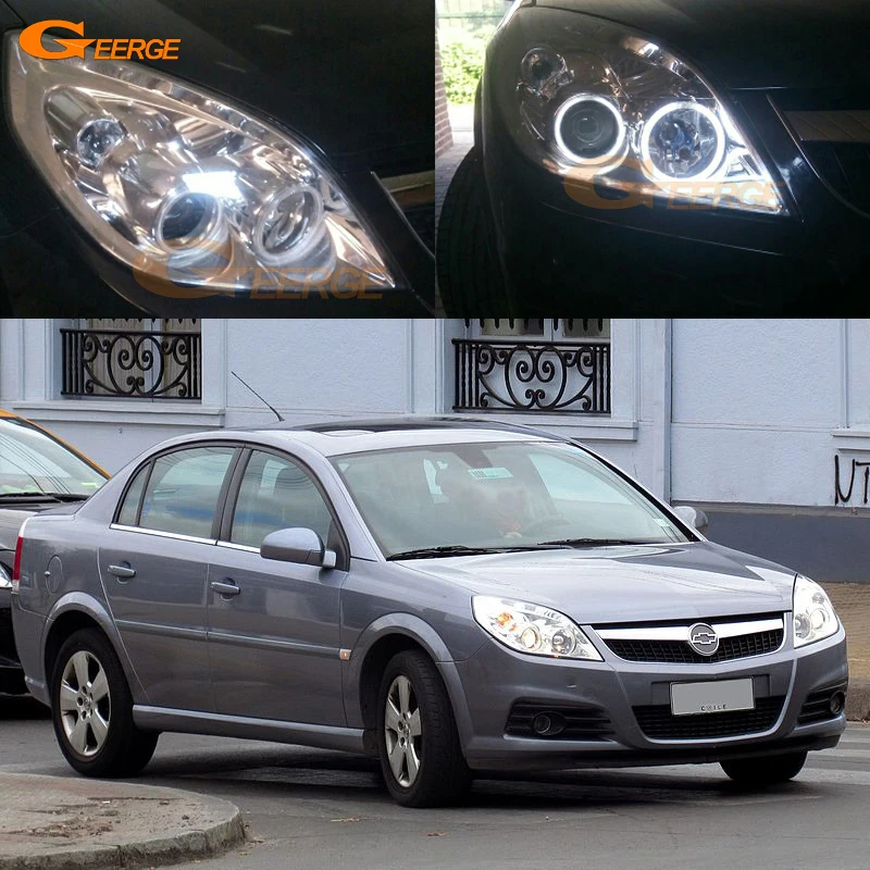 За Chevrolet Vectra 2005-2008 ксенонови фарове, отлична Ангелски очи ултра ярка подсветка CCFL Angel Eyes kit halo пръстени
